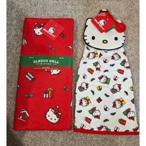 Hello Kitty drying mat & towel
